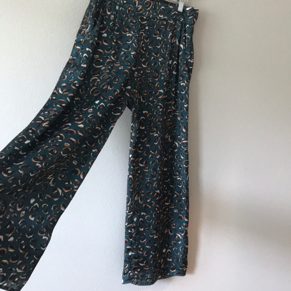 Still Water LA Cropped Leopard Pants